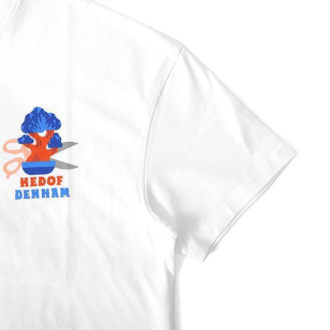 宇宙の香り 【デザイン◎】DENHAM 半袖 Tシャツ ホワイトサイズS 相当