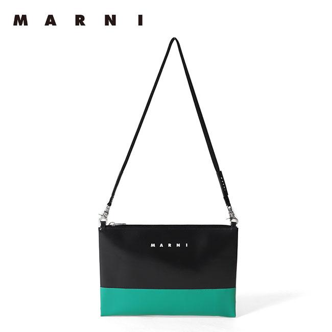 MARNI マルニ TRIBECA PVC ショルダー クラッチ&クロスボディバッグ