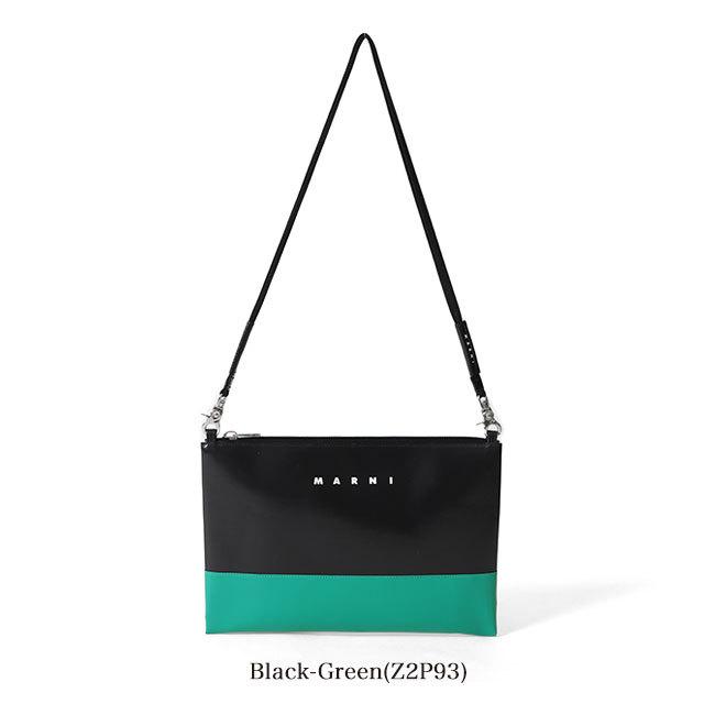 MARNI マルニ TRIBECA PVC ショルダー クラッチ&クロスボディバッグ