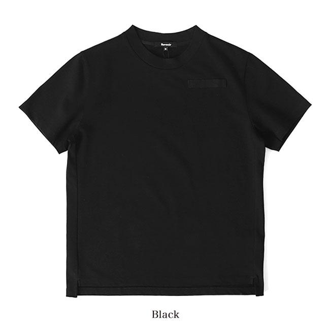 REVENIR リブニール スビンギザコットン クルーネック Tシャツ INT-001