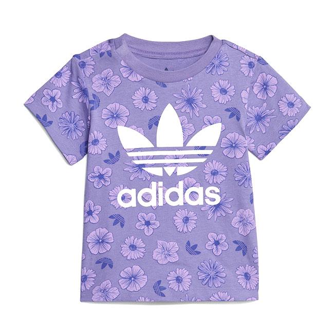 adidas アディダスオリジナルス 花柄 フローラルプリント T adidas アディダスオリジナルス 花柄 フローラルプリント T