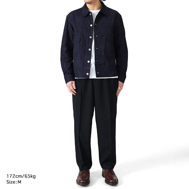 Jeanik ジーニック 2nd セカンドタイプ 千鳥チェック リネンジャケット JEANIK0102-CH 麻 Gジャン型 メンズの画像