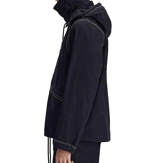 FRED PERRY X CRAIG GREEN フレッドペリー クレイググリーン ワックスコットン フード付き ジャケット SJ2115 黒 ブラック コラボ メンズの画像
