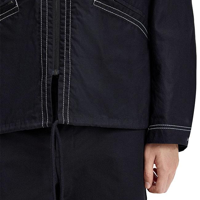 FRED PERRY X CRAIG GREEN フレッドペリー クレイググリーン ワックスコットン フード付き ジャケット SJ2115 黒 ブラック コラボ メンズの画像