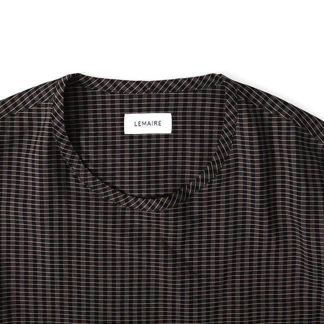 LEMAIRE ルメール シャツ地 チェックTシャツ M 191 TO123 LF331 半袖Tシャツ メンズの画像