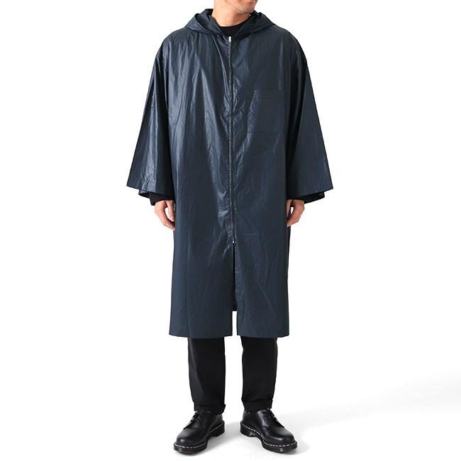 LEMAIRE ルメール コート ナイロン ステンカラー フーデッド