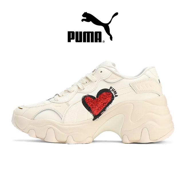 PUMA プーマ パルサーウェッジ ラメハート 厚底 スニーカー 398674