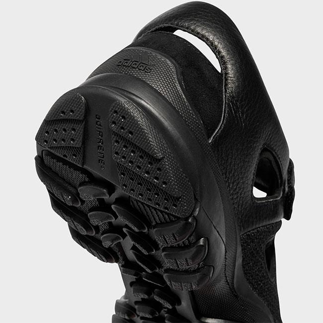 Y-3 ワイスリー GSG9 SANDAL レザー メッシュサンダル KI4346 黒 ブラック メンズ レディースの画像