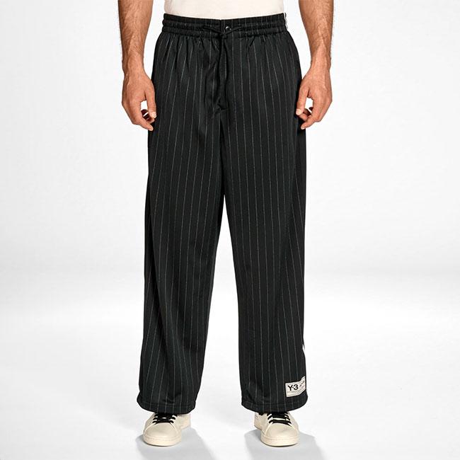 Y-3 ワイスリー ピンストライプ バスケットボール トラックパンツ KQ9716 ジャージ メンズの画像