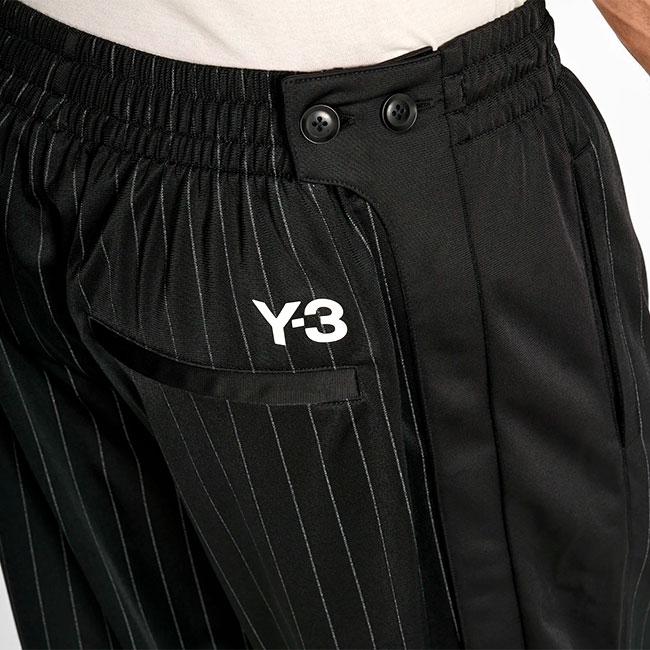 Y-3 ワイスリー ピンストライプ バスケットボール トラックパンツ KQ9716 ジャージ メンズの画像