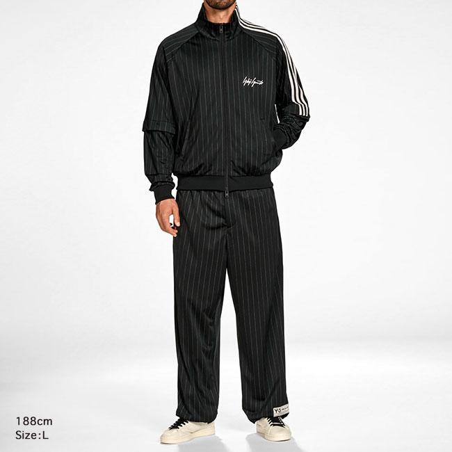Y-3 ワイスリー ピンストライプ バスケットボール トラックトップ KQ9719 ジャージ メンズの画像