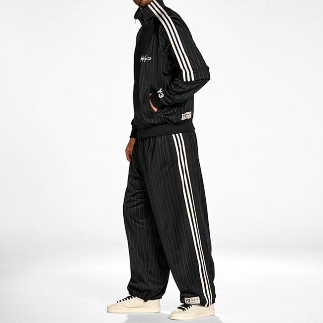 Y-3 ワイスリー ピンストライプ バスケットボール トラックトップ KQ9719 ジャージ メンズの画像