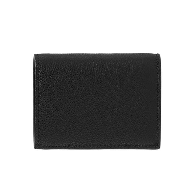 MARNI マルニ メンディング刺繍 二つ折り レザーウォレット PFMI0098U0 P6533 黒 ブラック 財布 ギフト プレゼントの画像