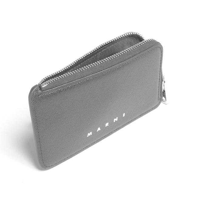MARNI マルニ サフィアーノレザー ジップ コインケース & カード