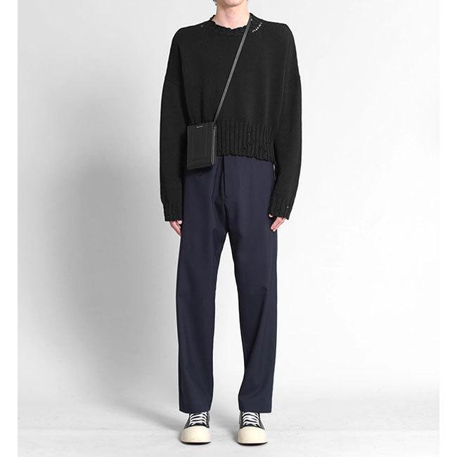 MARNI マルニ サフィアーノレザー ミニロゴ ショルダー