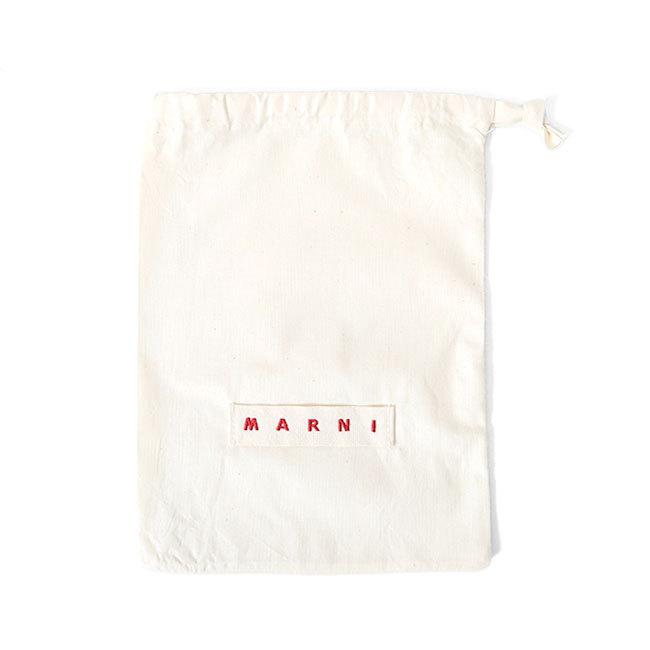 MARNI マルニ サフィアーノレザー ミニロゴショルダー スマホポーチ MARNI マルニ サフィアーノレザー ミニロゴ ショルダー