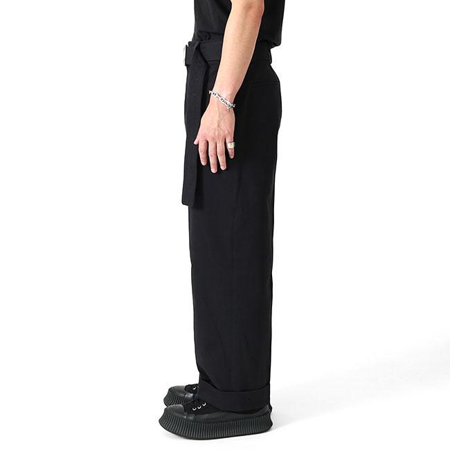 [TIME SALE] JIL SANDER ジルサンダー コットン リングベルト付き トラウザー TROUSER 111 AW 25 J22KA0230 J45254 スラックスパンツ メンズの画像