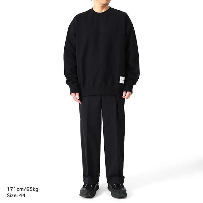 [TIME SALE] JIL SANDER ジルサンダー コットン リングベルト付き トラウザー TROUSER 111 AW 25 J22KA0230 J45254 スラックスパンツ メンズの画像