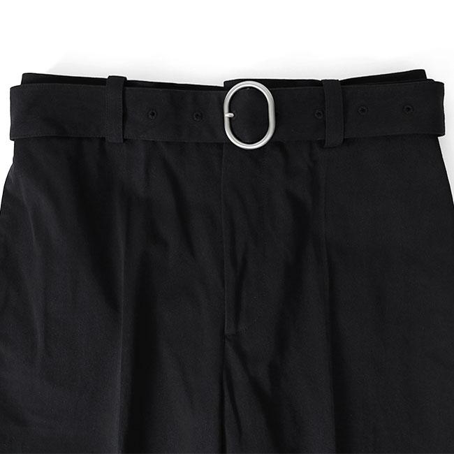 [TIME SALE] JIL SANDER ジルサンダー コットン リングベルト付き トラウザー TROUSER 111 AW 25 J22KA0230 J45254 スラックスパンツ メンズの画像