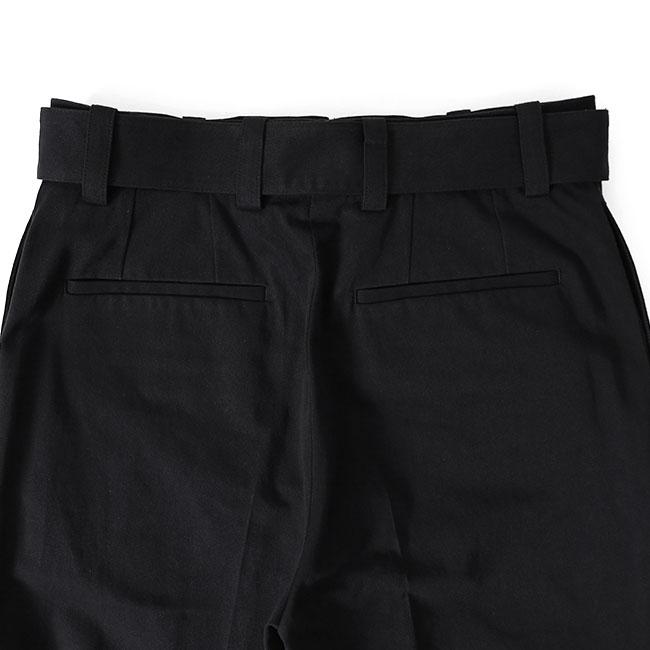 [TIME SALE] JIL SANDER ジルサンダー コットン リングベルト付き トラウザー TROUSER 111 AW 25 J22KA0230 J45254 スラックスパンツ メンズの画像