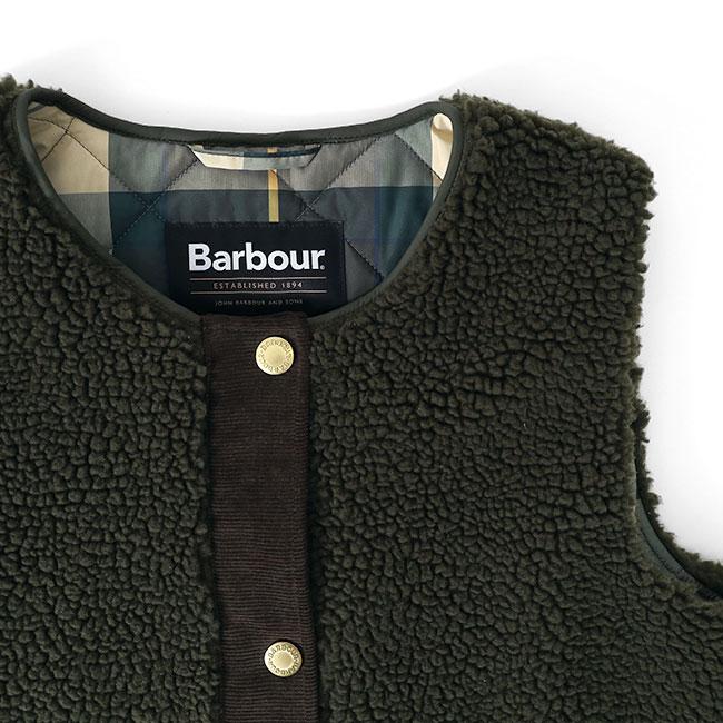 Barbour （バブアー）dulsie liner ボアベスト黒 Dulsie ボア ライナー ベスト｜ベスト｜ベスト＆ライナー