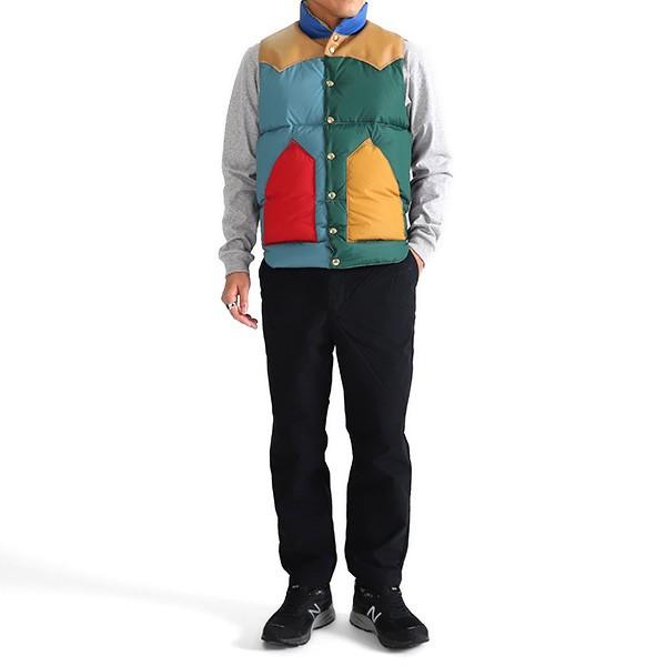 ロッキーマウンテン　ダウンベスト サイズ38 クレイジーカラー ロッキーマウンテンダウンベスト サイズ38 クレイジーカラー