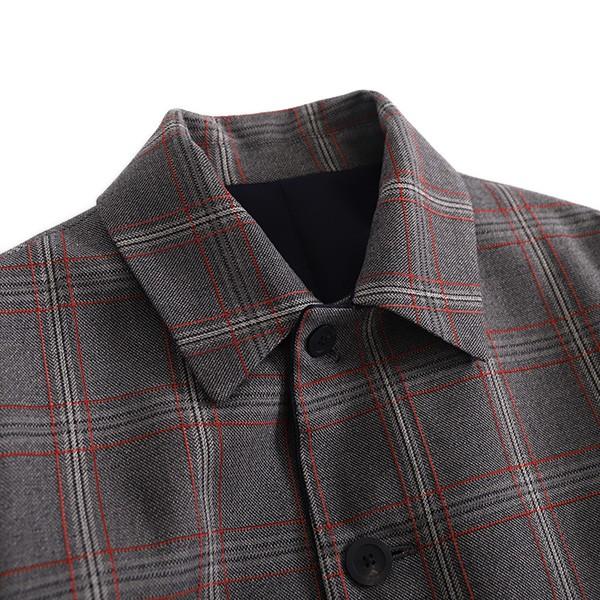 08sircus オーバーラップジャケット グレー サイズ4 17AW 08sircus