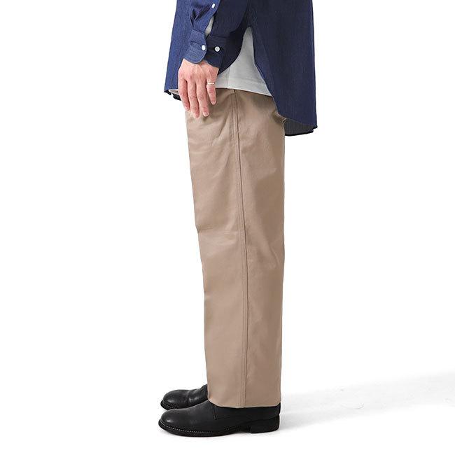 Scye サイ 2タック フレンチアーミー コットン チノパンツ 5121-83517