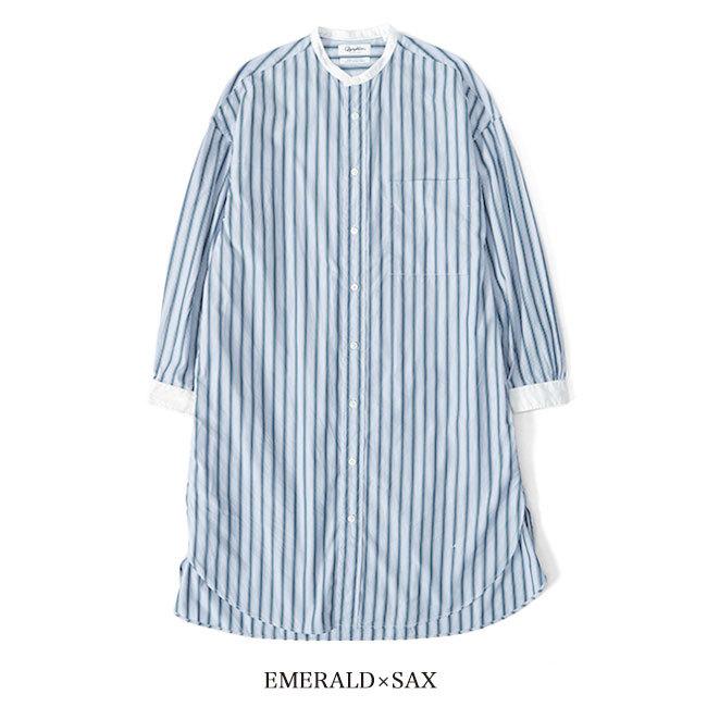 Gymphlex リネン ストライプノーカラーワンピース 春夏 羽織にも 楽天市場】【40%OFF】ジムフレックス シャツ レディース