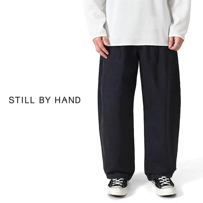 Still By Hand スティルバイハンド ブラックデニムパンツ PT03254 黒