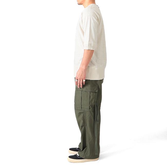 Nigel Cabourn ナイジェルケーボン CC22 ヘンリーネック コットンリブ