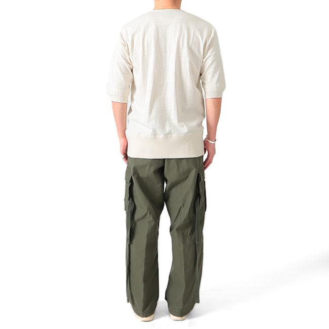 Nigel Cabourn ナイジェルケーボン CC22 ヘンリーネック コットンリブ