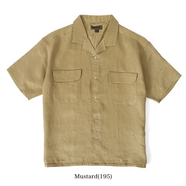 Nigel Cabourn ナイジェルケーボン リネンツイル オープンカラーシャツ