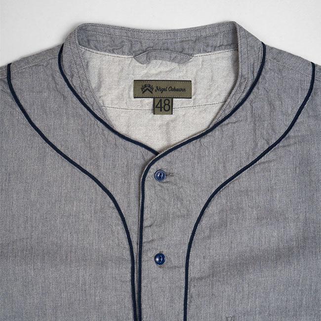 Nigel Cabourn ナイジェルケーボン 50s ビンテージ ベースボールシャツ