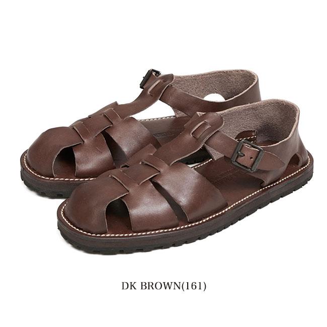Nigel Cabourn ナイジェルケーボン 栃木レザー グルカサンダル 80460062000 ビブラム メンズの画像
