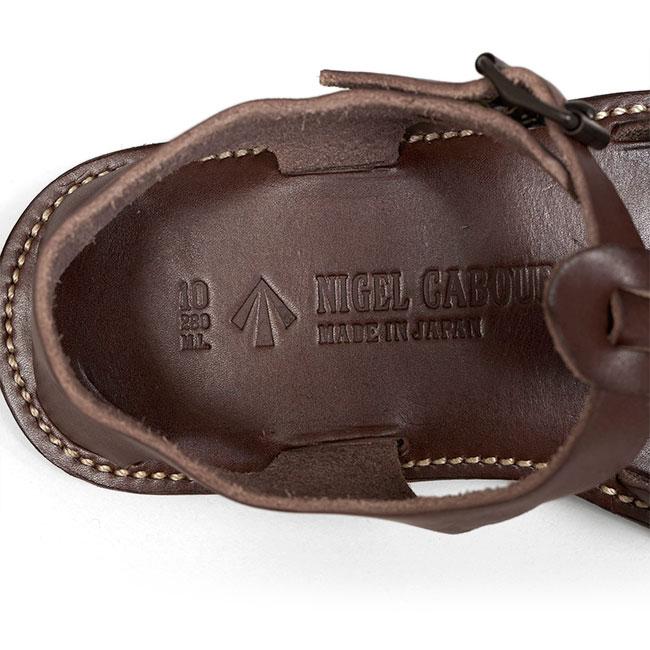 Nigel Cabourn ナイジェルケーボン 栃木レザー グルカサンダル 80460062000 ビブラム メンズの画像