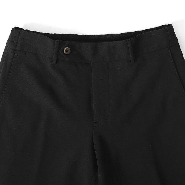 【美品】PT TORINO イージースラックス ジャージ 黒 46 永久クリース 美品】PT TORINO イージースラックス ジャージ 黒 46 永久クリース