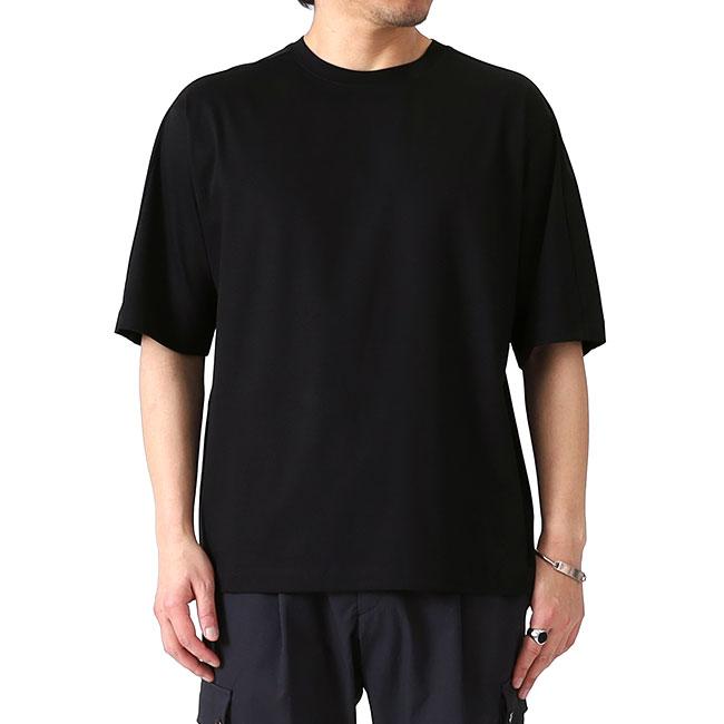 専用HERNO Laminar ヘルノ ラミナー 切替Tシャツ 黒 半袖Tシャツ 新作】ヘルノ HERNO メンズ 半袖Tシャツ (HERNO/Tシャツ
