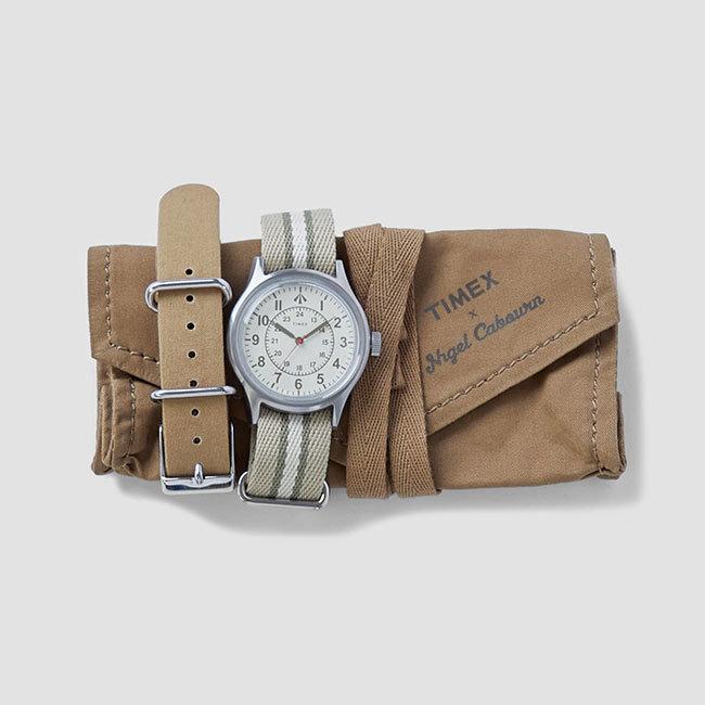 早い者勝ち価格TIMEX ×ナイジェルケーボン限定コラボ 楽天市場】TIMEX × Nigel Cabourn / NAM WATCH ナイジェル