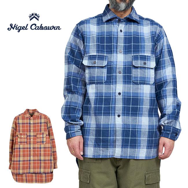 TIME SALE] Nigel Cabourn ナイジェルケーボン グランパシャツ