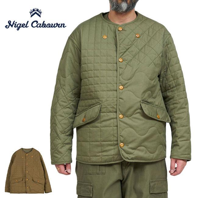 Nigel Cabourn 中綿キルティング ウールリバーシブルジャケット Nigel Cabourn ナイジェルケーボン リバーシブル ミリタリー