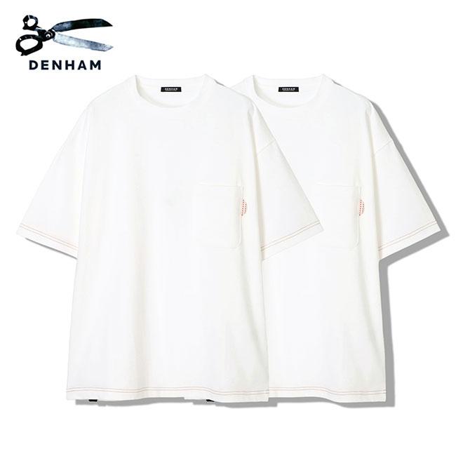 DENHAM デンハム 2枚パック 胸ポケット Tシャツ 01-25-08-52-992