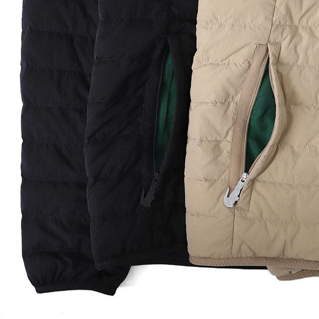 柔らかい LACOSTE ラコステ キルティング ライトダウンジャケット