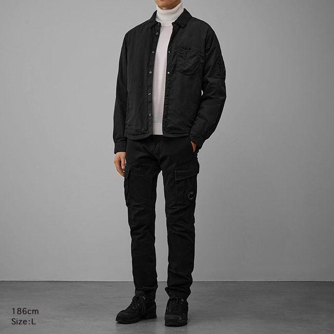 [SALE] C.P. Company シーピーカンパニー CHROME-R ナイロン 中綿 シャツジャケット 19CMOS088A メンズの画像