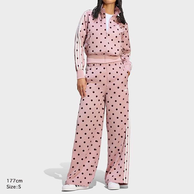  サテン ポルカドット WIDE LEG PANTS Lサイズ adidas Originals アディダスオリジナルス SATIN POLKA DOTS WIDE LEG