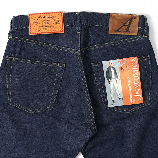 ANATOMICA 618 SLIM FIT アナトミカ W33 デニム 618 SLIM FIT 『本藍』DARK AI | ANATOMICA SAPPORO アナトミカ札幌