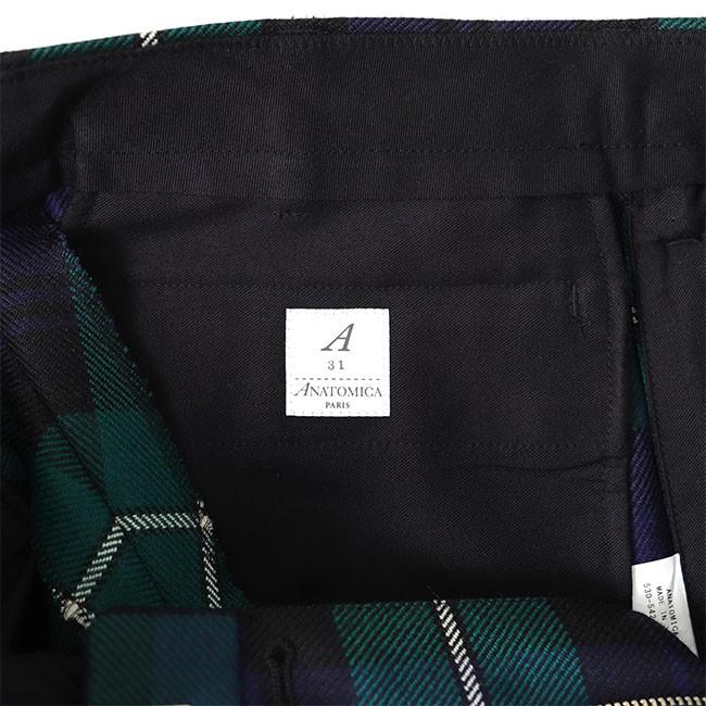 ANATOMICA アナトミカ トリムフィット ウール チェックパンツ ANATOMICA アナトミカ トリムフィット ウール チェックパンツ