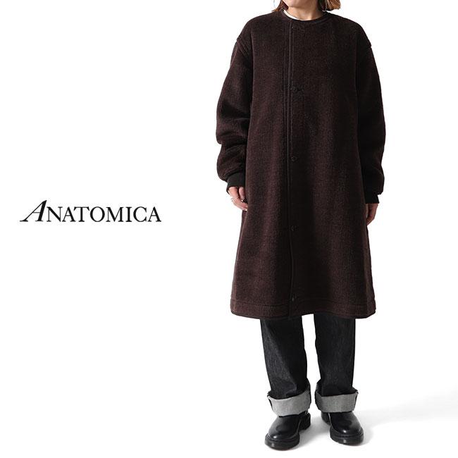 ANATOMICA（アナトミカ） アルパカ ノーカラーコート 1943 ALPACA 531