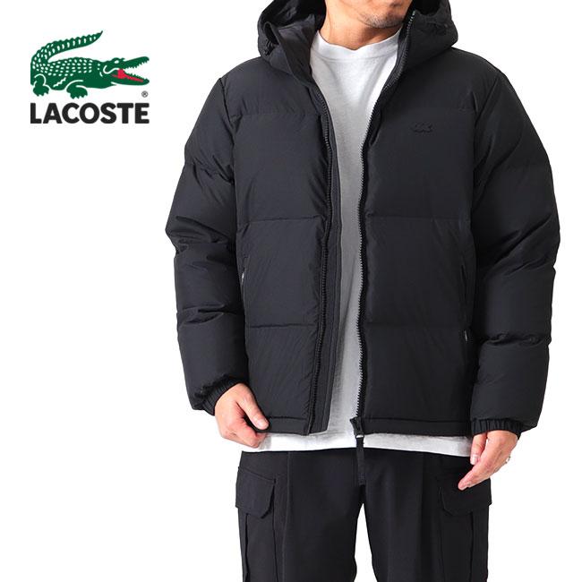 Lacoste ラコステ バックステッチロゴ モノクロ ショート ダウンジャケット BH4484L 黒 フード付き メンズ : t25102207 :  Golden State - 通販 - Yahoo!ショッピング