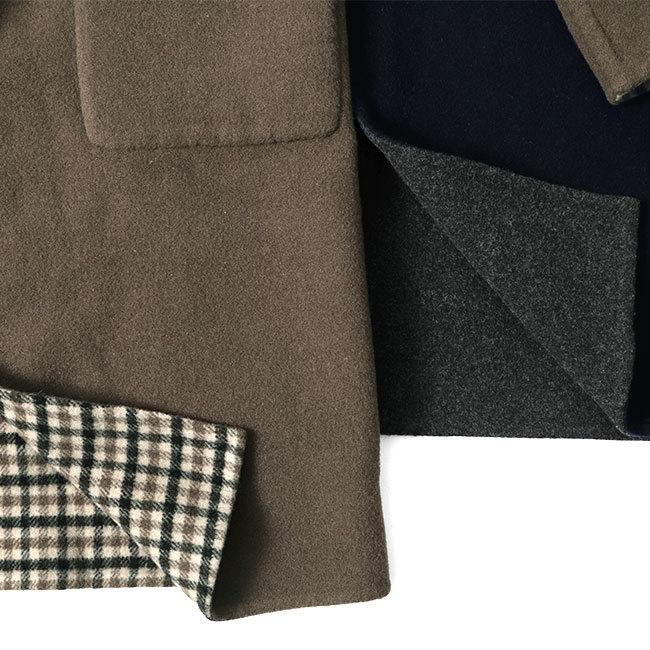 LE GLAZIK（ルグラジック） リバーシブル ノーカラーコート JL-8982